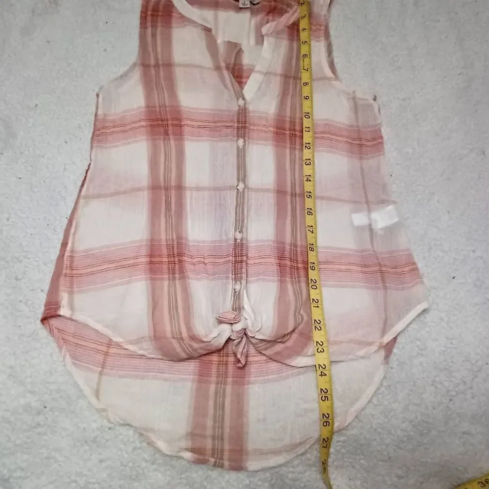 Lucky Brand Gauze Button Down Top - Picture 8 of 9